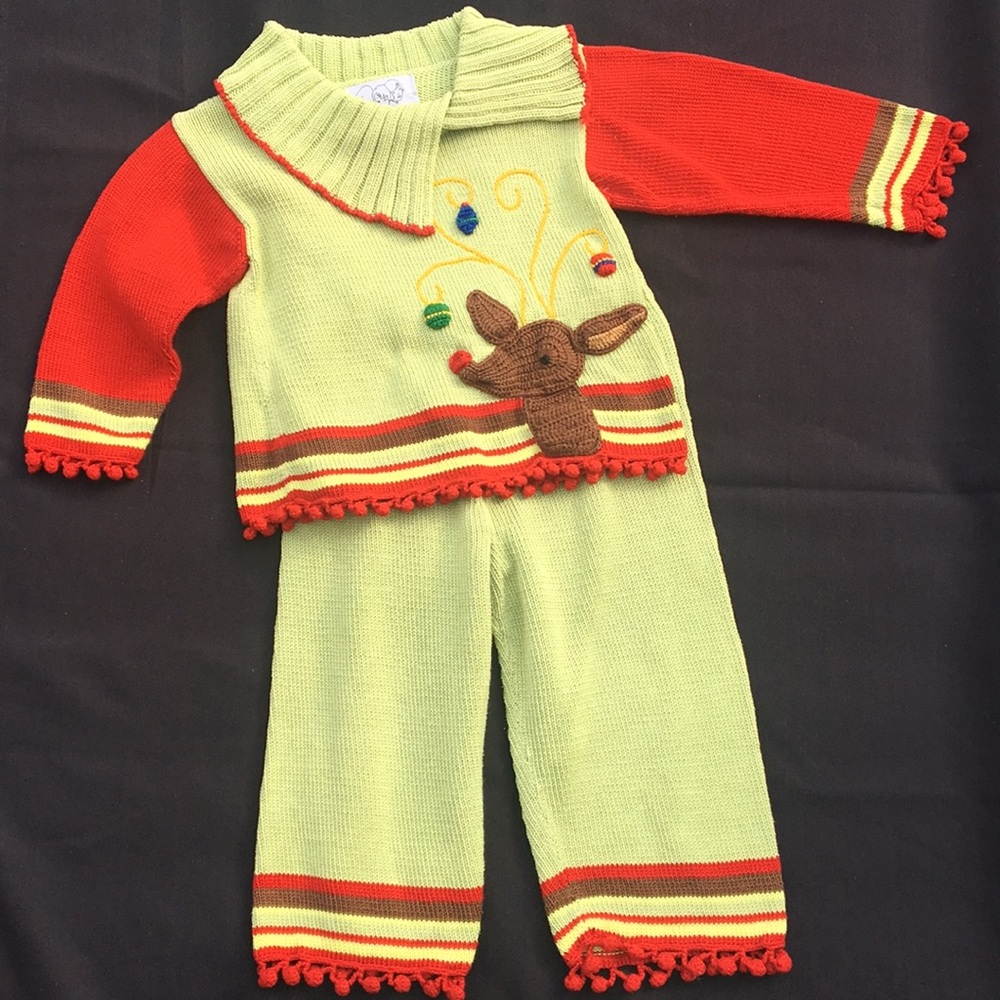 Girls boutique Reindeer outfit